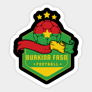 Burkina Faso Football Sticker